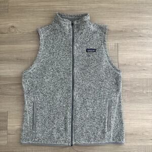 Patagonia Gray Better Sweater Fleece Vest Women's Size Large